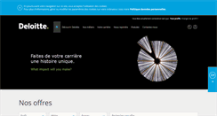 Desktop Screenshot of deloitterecrute.fr