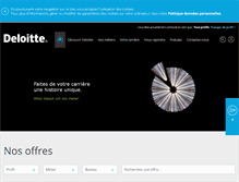 Tablet Screenshot of deloitterecrute.fr